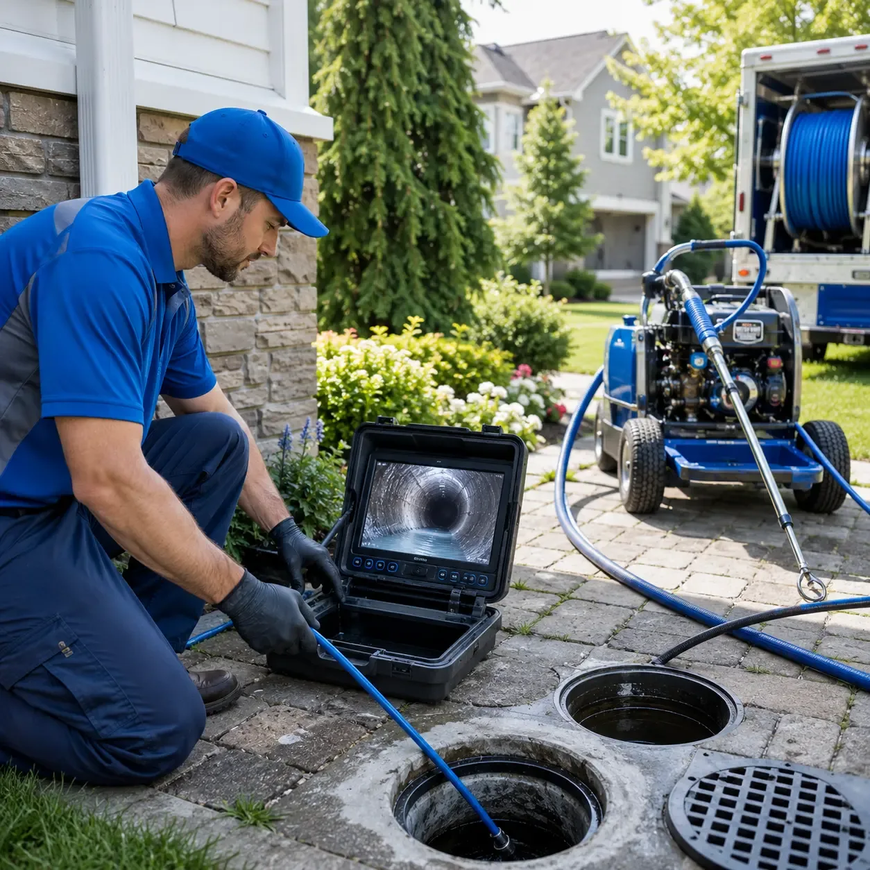 Outdoor drain cleaning professionals serving Edgewood, IA